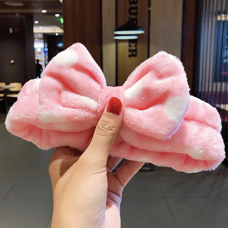 🎀 Fleece Bow Headband 🎀