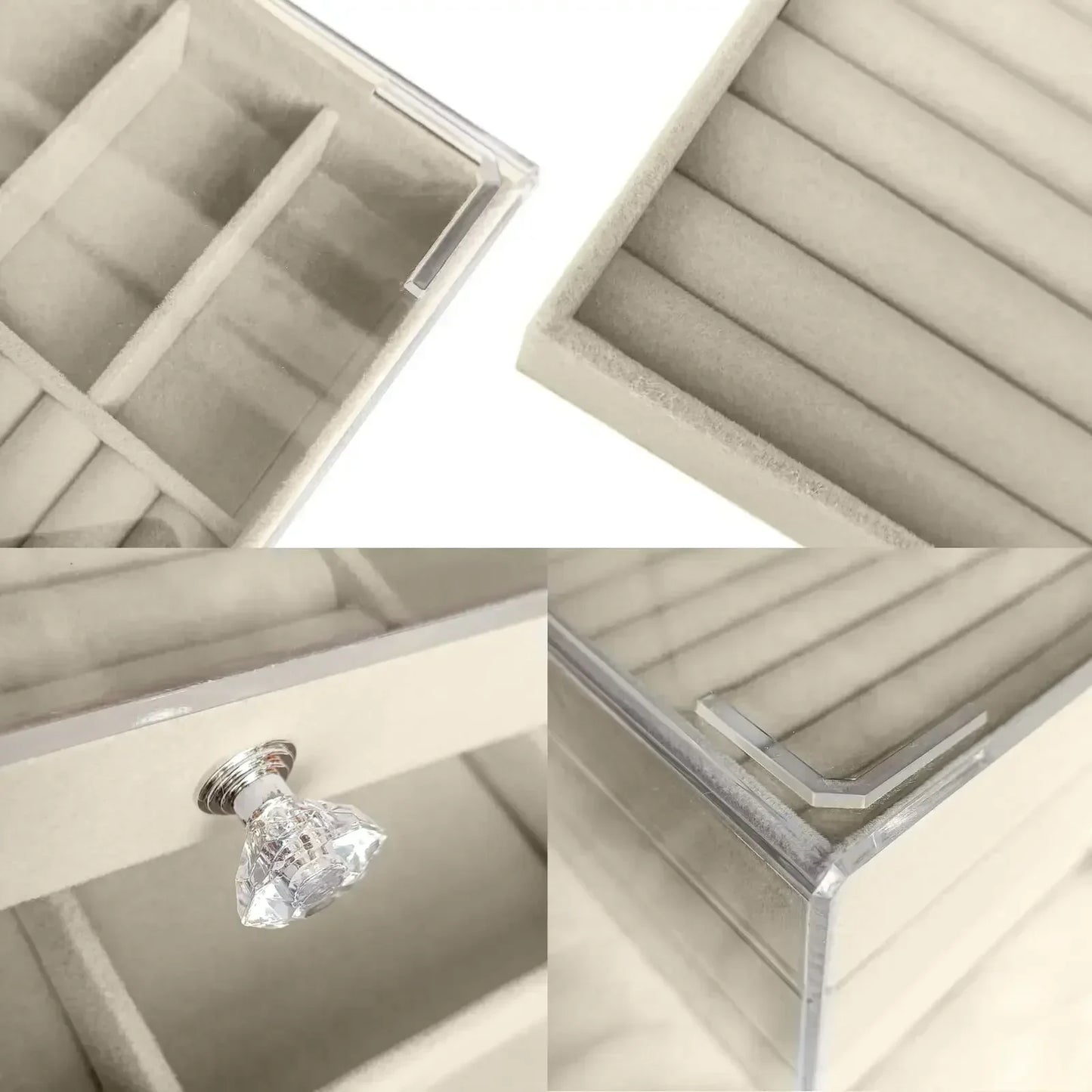 ✨ Acrylic Velvet Jewelry Organizer ✨