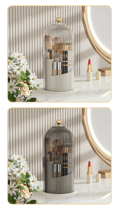 ✨ 360° Rotating Makeup Brush Holder ✨