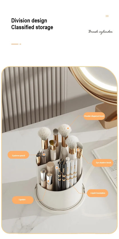 ✨ 360° Rotating Makeup Brush Holder ✨