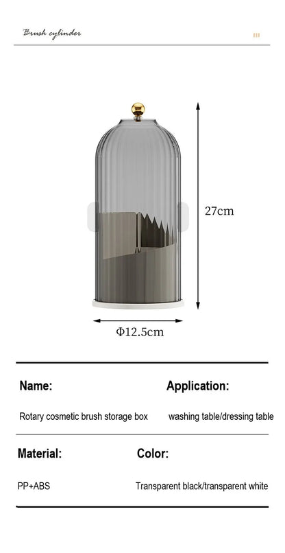 ✨ 360° Rotating Makeup Brush Holder ✨