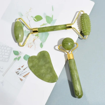 🌿 Natural Jade Roller & Gua Sha 🌿