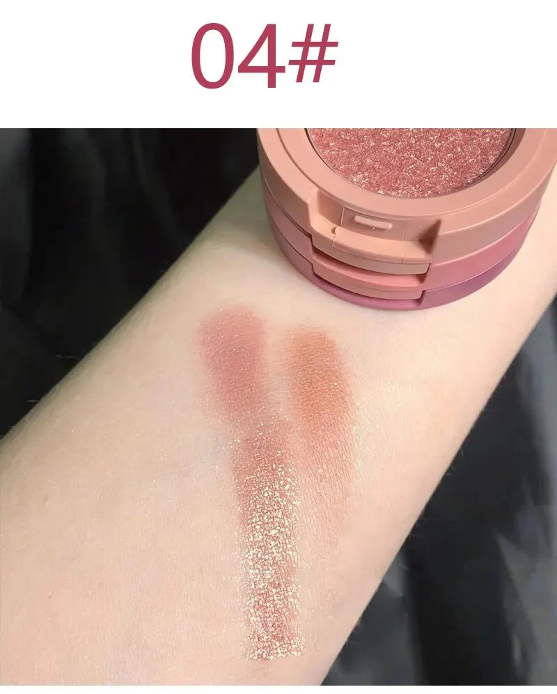 💖 Warna Cute Nude Glitter Eyeshadow Palette 💖