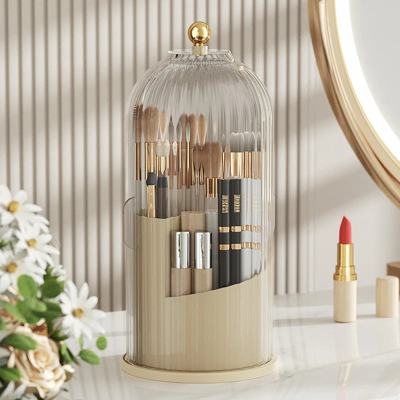 ✨ 360° Rotating Makeup Brush Holder ✨