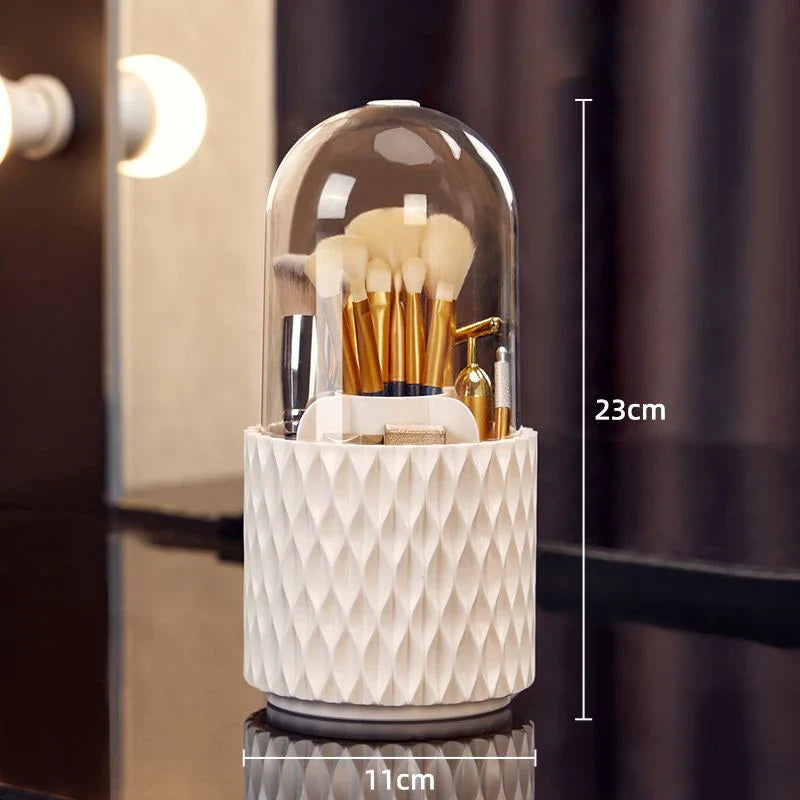 ✨ 360° Rotating Makeup Brush Holder ✨