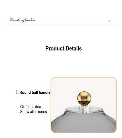 ✨ 360° Rotating Makeup Brush Holder ✨