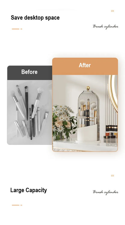 ✨ 360° Rotating Makeup Brush Holder ✨
